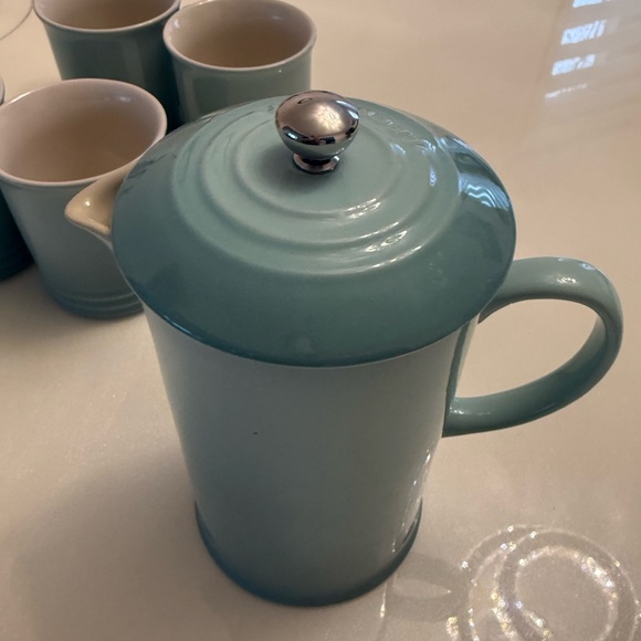 Le Creuset Stoneware Tea / Coffee Set style sage – 5 Pieces - Picture 11 of 16